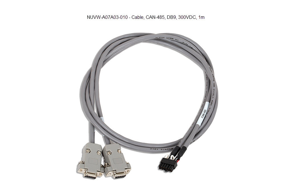 Cable, CAN-485, DB9, 300VDC, 1m