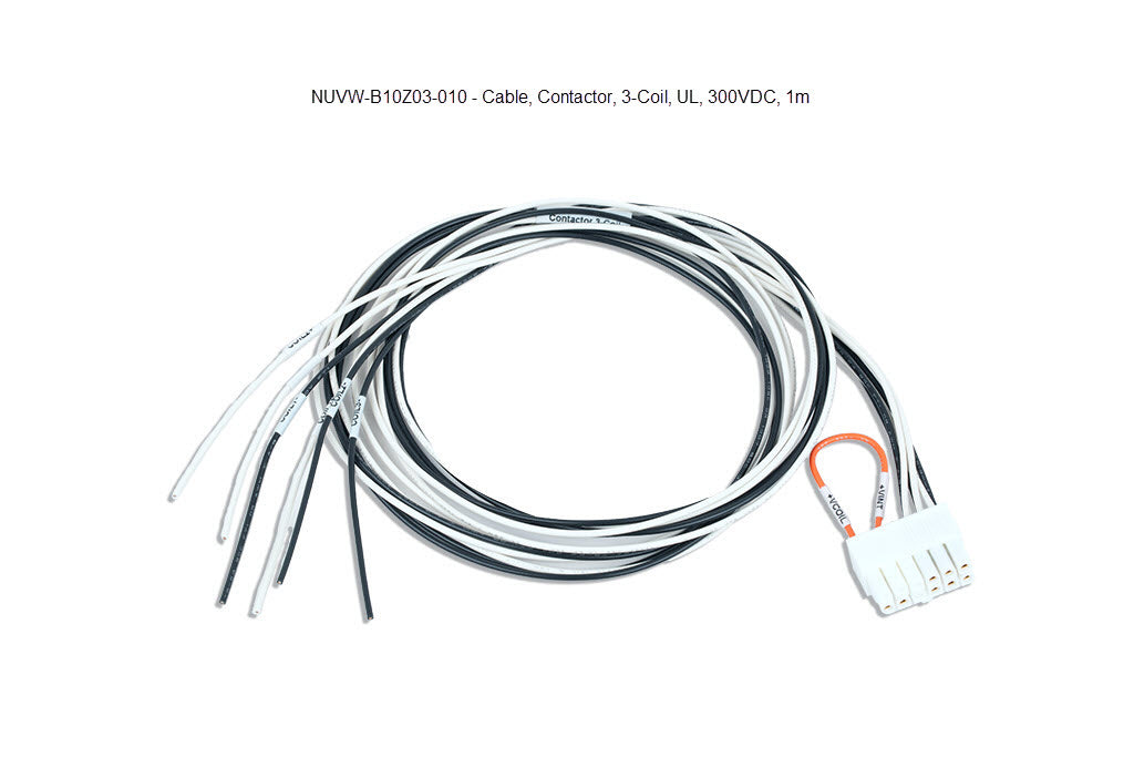 Cable, Contactor, 3-Coil, UL, 300VDC, 1m