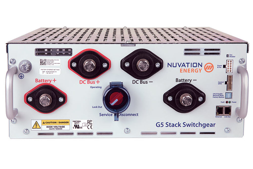 G5 Stack Switchgear – Nuvation Energy nStore