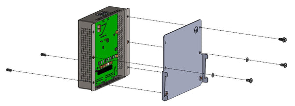 Cell Interface Mounting Bracket (Bulkhead-to-DIN)